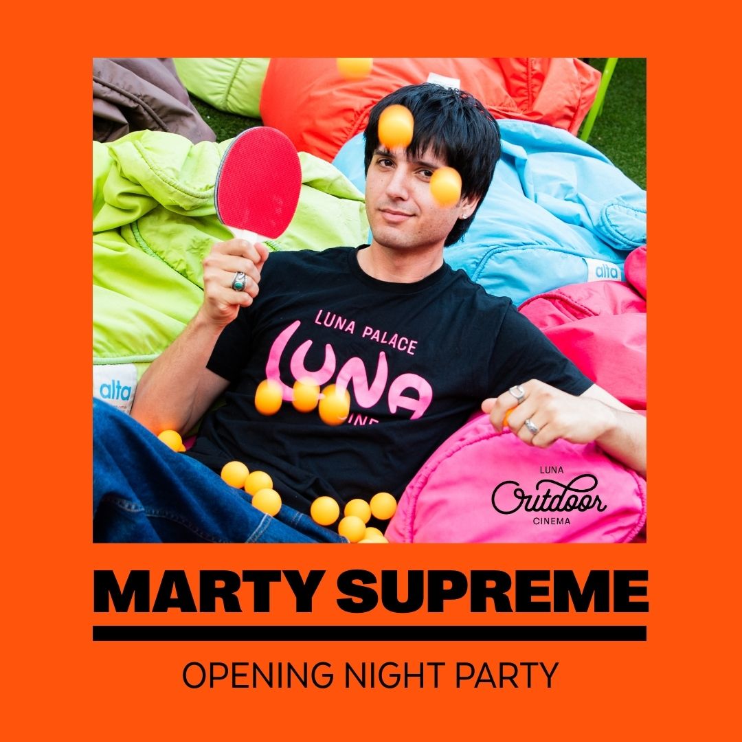 Opening night party in the outdoor for Marty Supreme